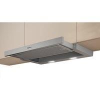 Neff D46ED22N1B 60cm Telescopic Cooker Hood in Silver Metallic Grey