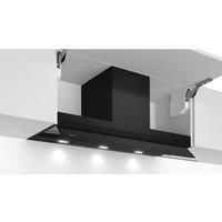 Neff N70 90cm Canopy Cooker Hood with Fold-out Glass Deflector - Blac D95XAM2S0B