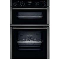 Neff U1ACE2HG0B N50 88cm Built In Electric Double Oven Black Graphite
