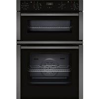 Neff U1ACE2HG0B N50 88cm Built In Electric Double Oven Black Graphite