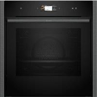 Neff B64VS71G0B Built-In Slide & Hide Single Pyrolytic Oven - Black with Graphite-Grey Trim