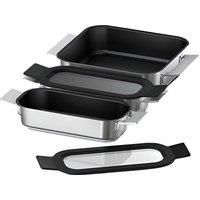 Neff Z9403FF0 3 Piece Induction Flex Pan Set in Stainless Steel