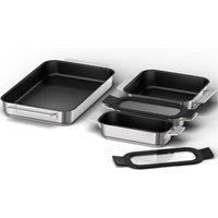 Neff Z9404FF0 4 Piece Induction Flex Pan Set in Stainless Steel