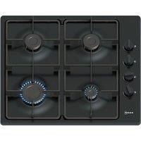 Neff T26BKP6S0 N30 60cm 4 Burner Gas Hob in Black Enamel