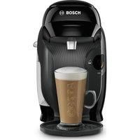 Bosch Hausgeräte Tassimo Style TAS1102 Coffee Machine by Bosch Over 70 Drinks, Fully Automatic, Suitable for All Cups, Space-Saving, 1400 W, Black/Anthracite