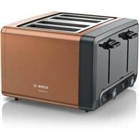 Bosch TAT4P449GB DesignLine 1800W 4 Slice Toaster    Copper