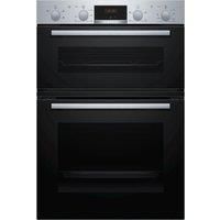 Bosch MHA133BR0B Serie 2 Electric Built-in Double Oven - Stainless Steel