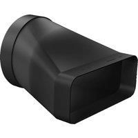 Bosch HEZ9VDSI0 Installation Accessories/Adaptor Piece Round Flat/Black / 150 mm Diameter