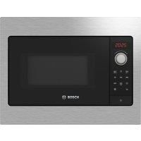 Bosch Serie 2 800W 20L Builtin Solo Microwave Oven  Black With Stee BFL523MS3B