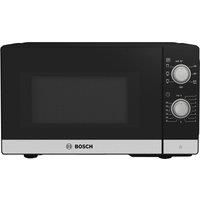 Bosch Serie 2 FEL020MS2B Freestanding Microwave with Grill, 44x26cm, Stainless Steel