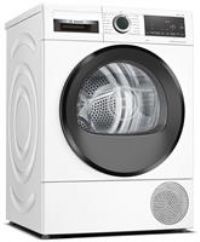 Bosch WQG24509GB Heat Pump Tumble Dryer, 9kg Capacity, SelfCleaning Condenser, AutoDry, Fast drying within 40 minutes, SensitiveDrying System, White, Serie 6, Freestanding