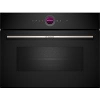 Bosch Series 8 CEG732XB1B Built-In Microwave with Grill - Black