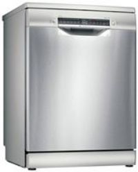 Bosch Series 4 SMS4HKI00G Dishwasher with 13 place settings, ExtraDry, Rackmatic, Silence Programme, Freestanding, Silver Inox