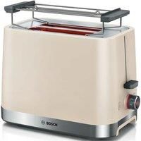 Bosch TAT4M227GB 2 Slice Toaster in Cream Extra Wide Slots