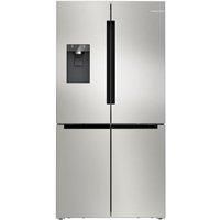 Bosch Series 6 KFI96APEAG Wifi Connected Non-Plumbed Frost Free American Fridge Freezer - Stainless Steel - E Rated, Stainless Steel