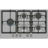 Bosch PGM7B5K90 Series 4 75cm 5 Burner Gas Hob in Stainless Steel Wok