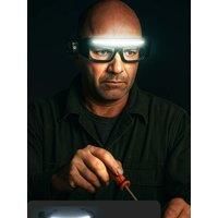 New XTE multifunctional glasses light with Type-C charging, warning headlamp, compact and portable, touch-sensitive headlamp