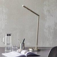 Knapstein Timeless LED desk lamp Glance, nickel