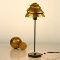 Hollnder Impressive table lamp SNAIL ONE - brown-gold
