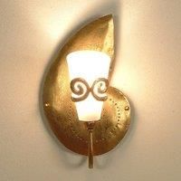 Hollnder Beautiful wall lamp RIFUGIO SCHNECKE gold left