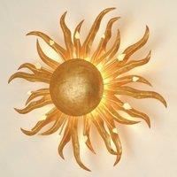 Hollnder Fascinating wall lamp SONNE GOLD 45 cm