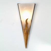 Hollnder Stylish wall lamp FIAMMA in rust-gold