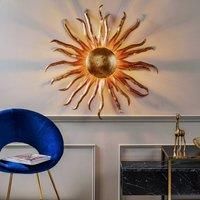 Hollnder Fascinating wall lamp SONNE GOLD GIGANTE