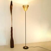 Hollnder Lustrous floor lamp BANDEROLE in brown-gold