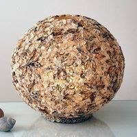 Hollnder Decorative table lamp MUSCHELBALL, 40 cm
