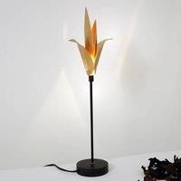 Hollnder Exclusive table lamp AIRONE with golden leaves