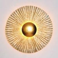 Hollnder Lustrous wall lamp Bronzo