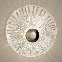 Hollnder Pietro LED wall light, round shape, silver