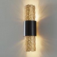 Hollnder Palazoo wall light, gold/brown