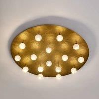 Hollnder Round LED designer ceiling light Lucente 16-bulb