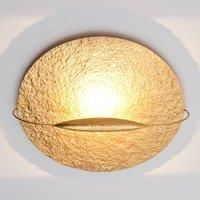 Hollnder Gold-coloured LED ceiling lamp Satellite