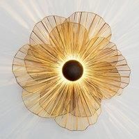 Hollnder Tremolo wall light in the form of a large flower