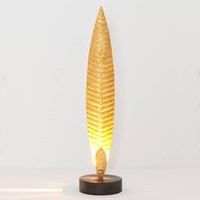 Hollnder Penna table lamp, gold, height 38 cm