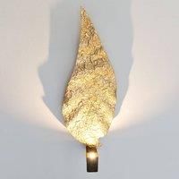 Hollnder Gamba LED wall light, leaf shape