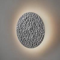 Hollnder Meteor LED wall light, 27 cm, silver