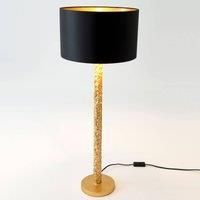 Hollnder Cancelliere Rotonda table lamp, black/gold 79 cm