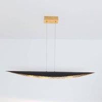 Hollnder Chiasso LED hanging light, dark brown/gold