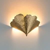 Hollnder Ginkgo Tre wall light in gold