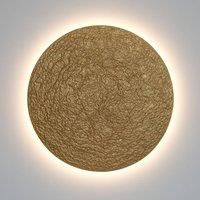 Hollnder LED wall light Meteor, gold-coloured, 100 cm, iron