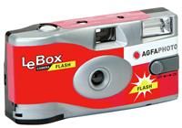 Agfa LeBox Single Use Disposable Camera with Flash 27 exposures
