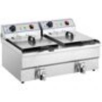 Royal Catering Electrical fryer - 2 x 16 L - 400 V RCSF-16DTH