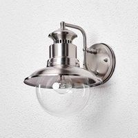 Lindby Gwendolyn - stainless steel outdoor wall light