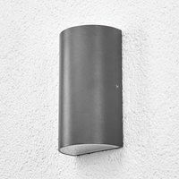 Lindby LED Outdoor Graphite Grey Wall Light 9647012. New, Free P&P