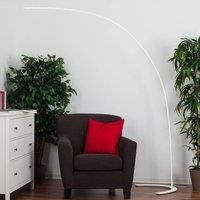 Minimalistic LED floor lamp Danua in white