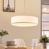 Lindby Sebatin pendant light for E27, 50 cm, cream