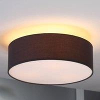 Grey fabric ceiling light Sebatin